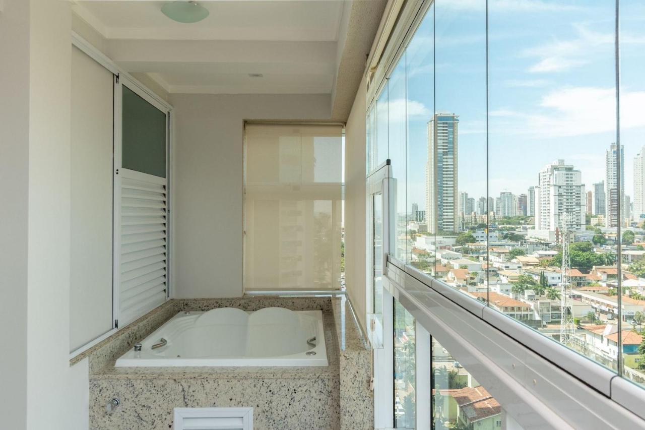 Apartamento De 1 Quarto Com Vista Para O Parque Vaca Brava E Com Jacuzzi No Setor Bueno - El1802 Goiania Luaran gambar