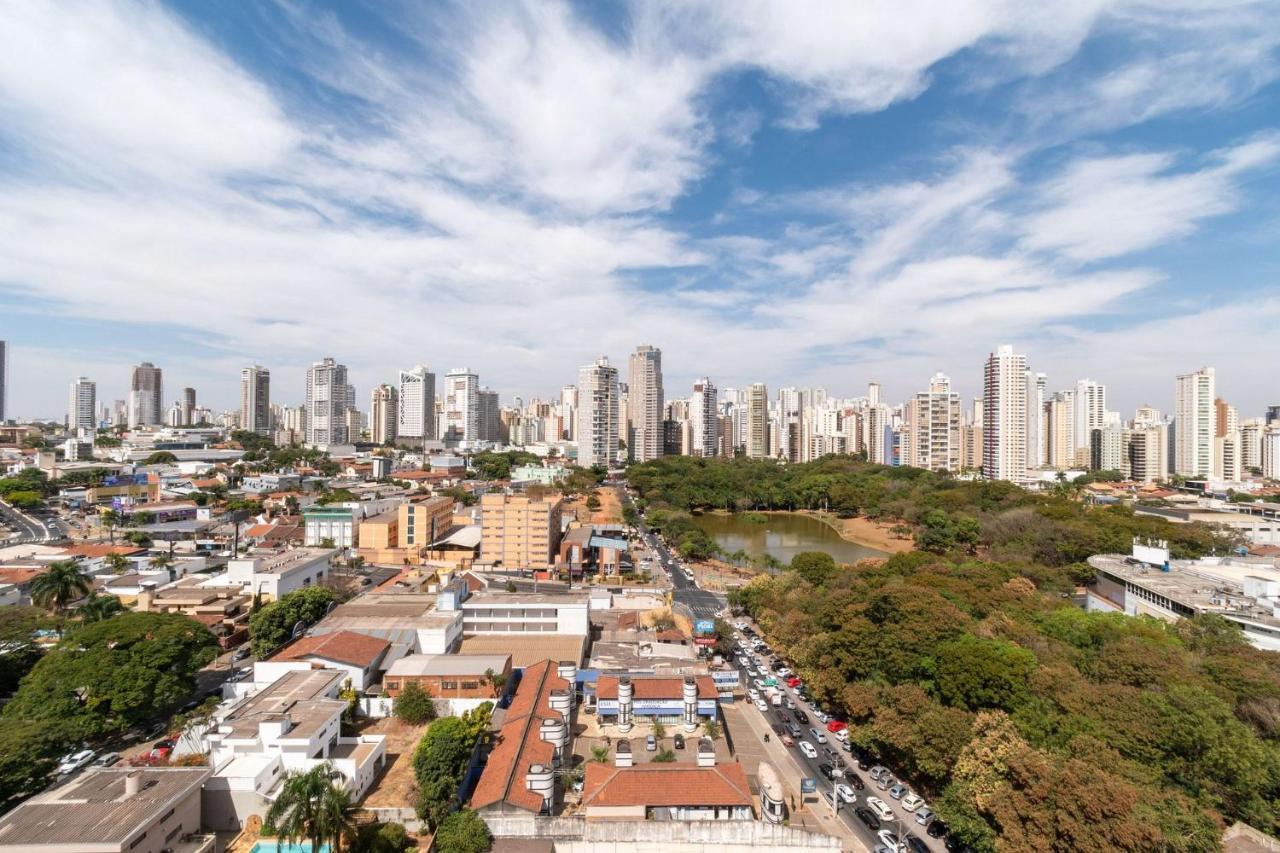 Apartamento De 1 Quarto Com Vista Para O Parque Vaca Brava E Com Jacuzzi No Setor Bueno - El1802 Goiania Luaran gambar