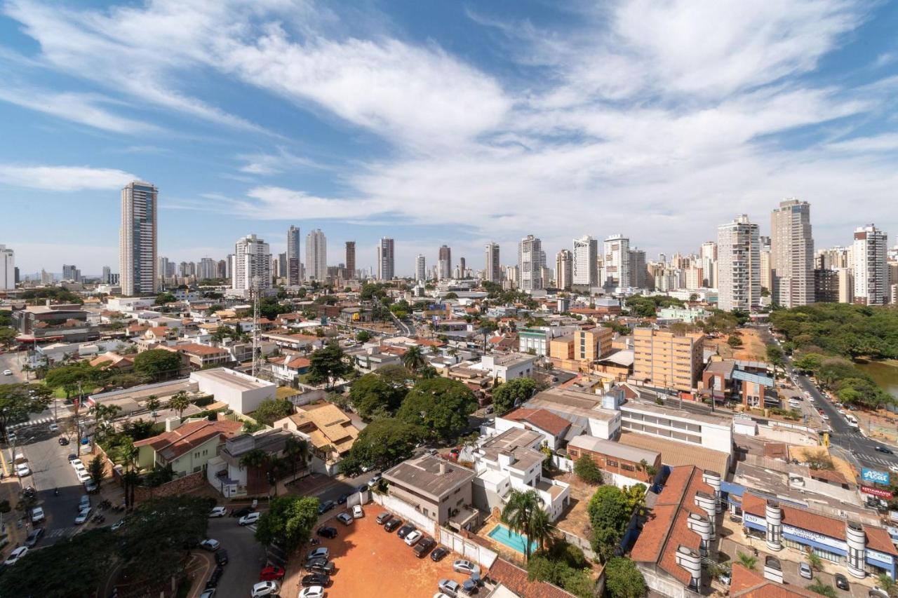 Apartamento De 1 Quarto Com Vista Para O Parque Vaca Brava E Com Jacuzzi No Setor Bueno - El1802 Goiania Luaran gambar