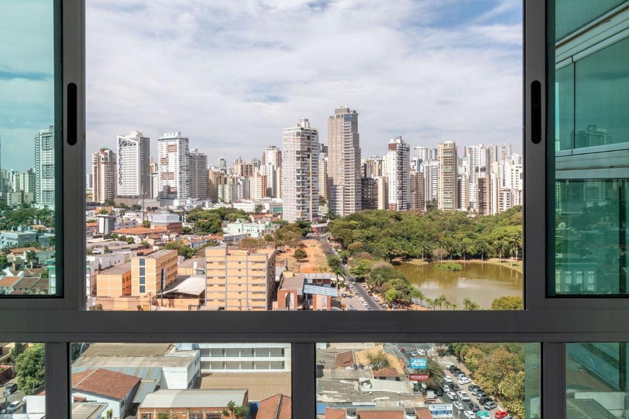 Apartamento De 1 Quarto Com Vista Para O Parque Vaca Brava E Com Jacuzzi No Setor Bueno - El1802 Goiania Luaran gambar